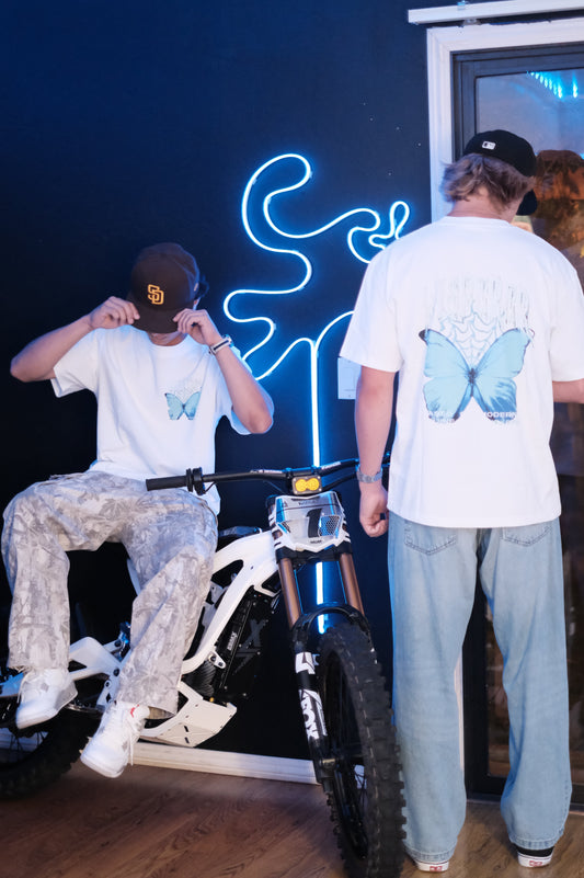 (LIMITED) White Butterfly Tee